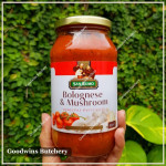Sauce tomato SANREMO Australia BOLOGNESE & MUSHROOM 500g